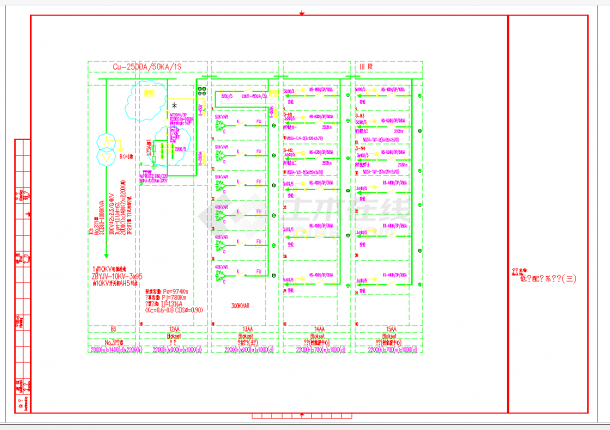 安徽博物馆强弱电施工图CAD图纸-图一