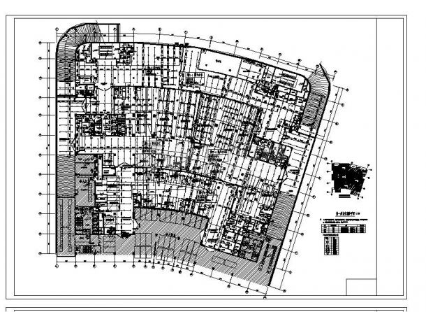 江苏省办公建筑地下室给排水消防设计施工图CAD详图-图二