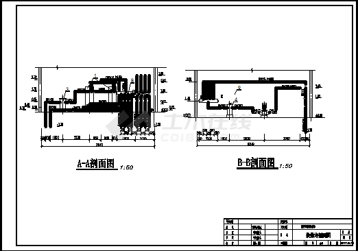 26800㎡换热站改造详细建筑施工图-图一