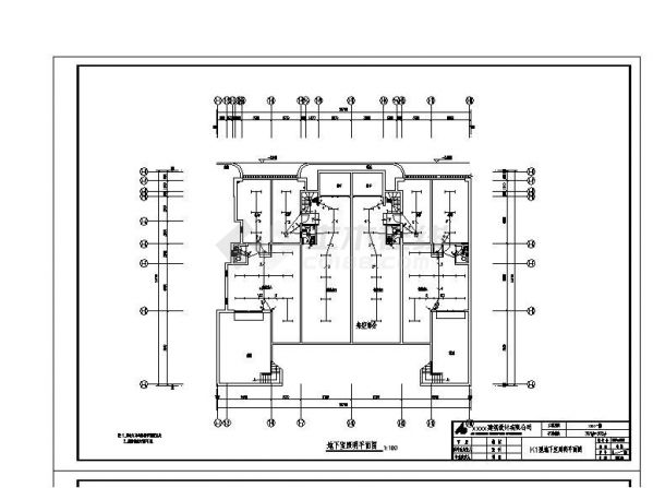 某城市住宅楼房电气结构布置CAD施工图-图一