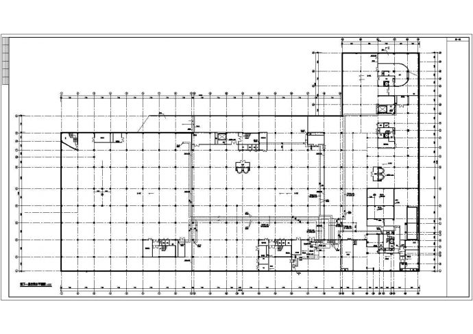 广东多层综合性商场空调通风排烟系统设计施工图（系统图多）_图1