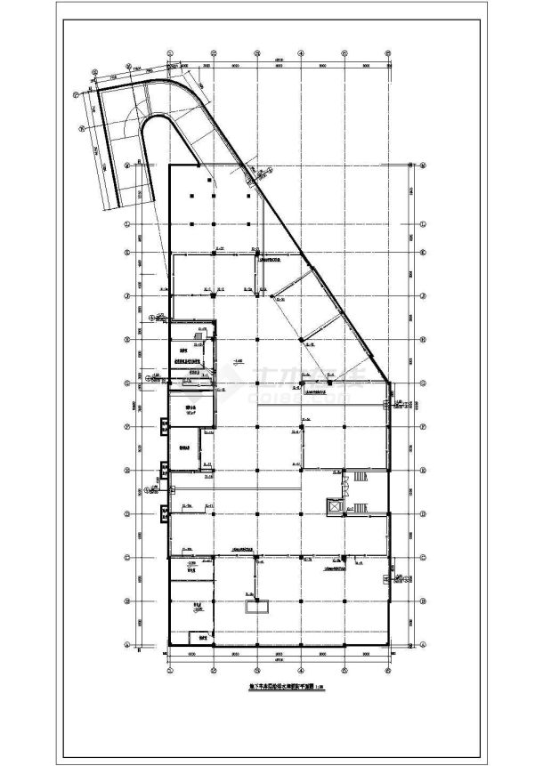 辽宁某三层农贸市场及地下车库全套给排水消防施工图-图二