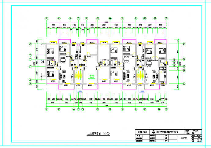 某地某小区住宅楼建筑施工图带效果图CAD图纸_图1