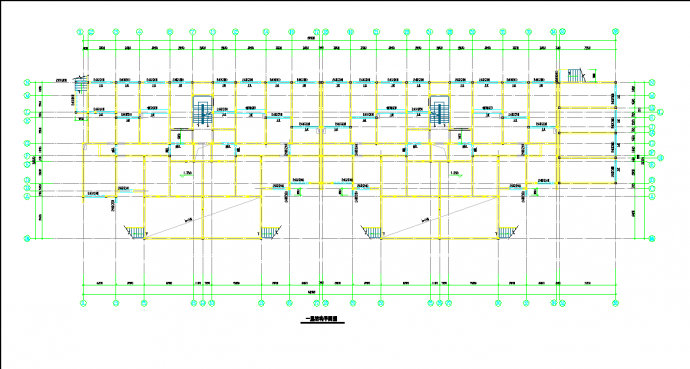 某地上海某住宅商业项目多层住宅结构设计图CAD图纸_图1