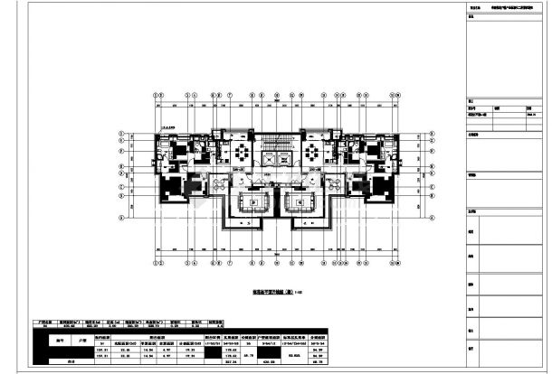 某新古典建筑工程布置CAD参考详图-图一