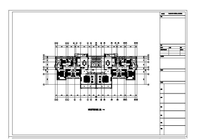 某市新古典建筑图分色图CAD参考详图_图1