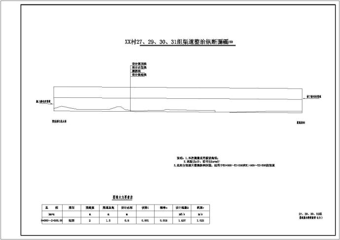 成都某小型农田水利综合工程施工cad图(渠道山坪塘泵站)_图1