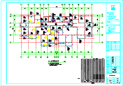 某34层(带阁楼)剪力墙结构高层住宅楼结构施工图-图二