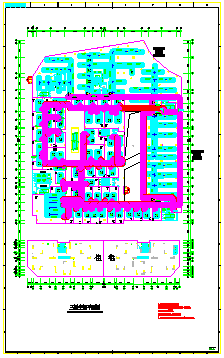 江西某商业中心广场暖通空调设计施工全套cad图-图一