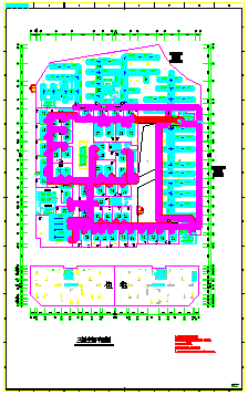 江西某商业中心广场暖通空调设计施工全套cad图_图1