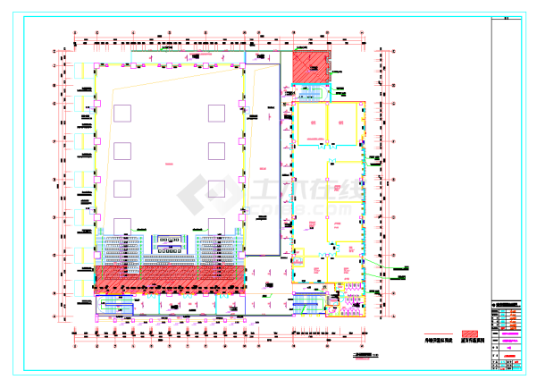 某地科技产业中心13号楼节能CAD图纸-图一