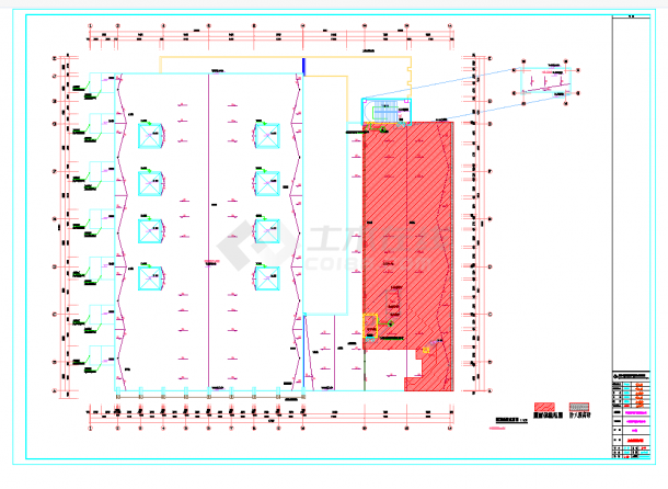 某地科技产业中心13号楼节能CAD图纸-图二