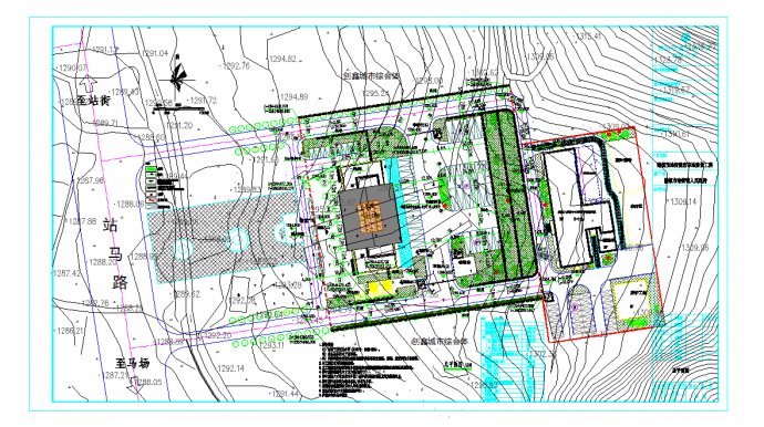 某地客车站图纸建筑节能CAD图纸_图1