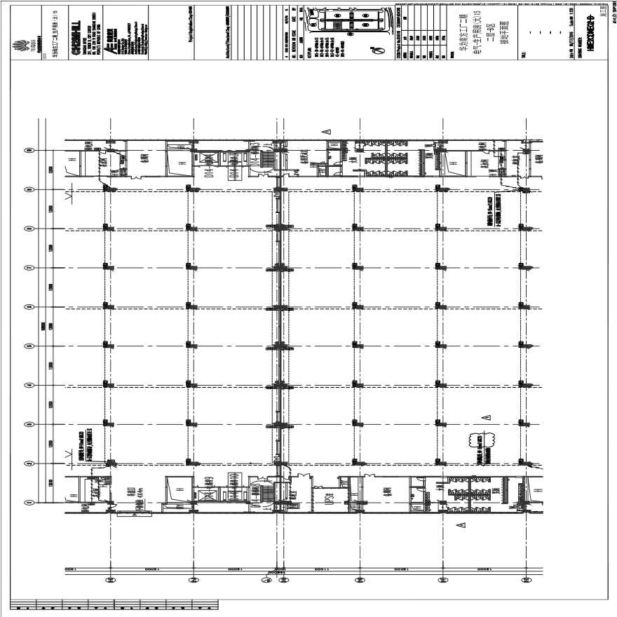 HWE2CD14EG2-B-电气-生产用房(大)15二层-B区接地平面图.pdf-图一
