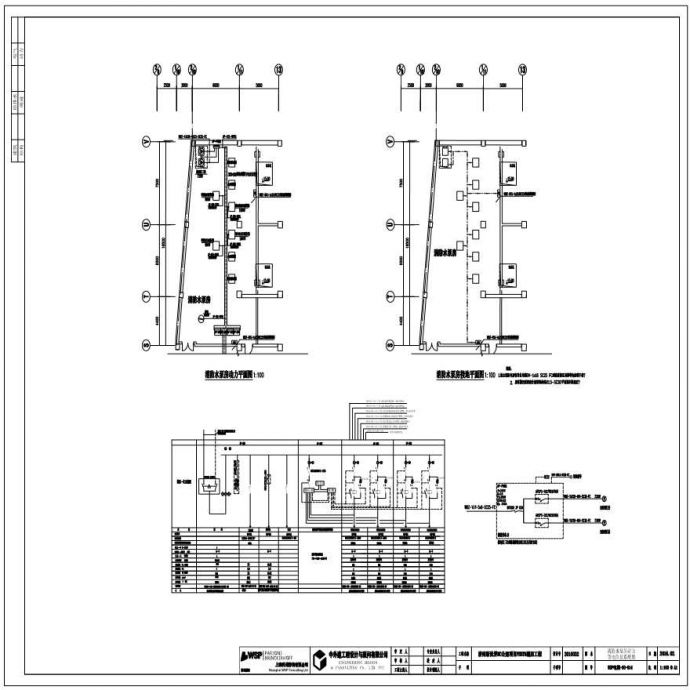 WSP电施-50-014 消防水泵房动力等电位及系统图.pdf_图1