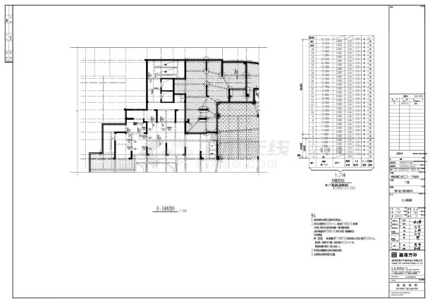 某项目负一层板配筋CAD图-图一