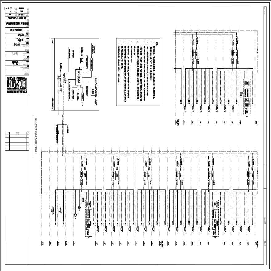 2016-04-25 E-2-15-04 南区视频安防监控系统图（1号楼） E-2-15-04 (1).pdf-图一