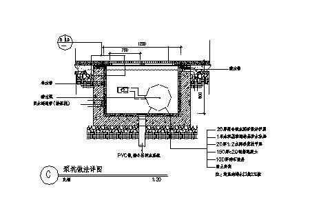 跌水水景施工设计图