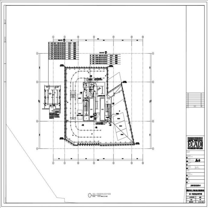 E-2-21-129 南区一号楼屋顶机房层照明平面图 E-2-21-129 (1).pdf_图1