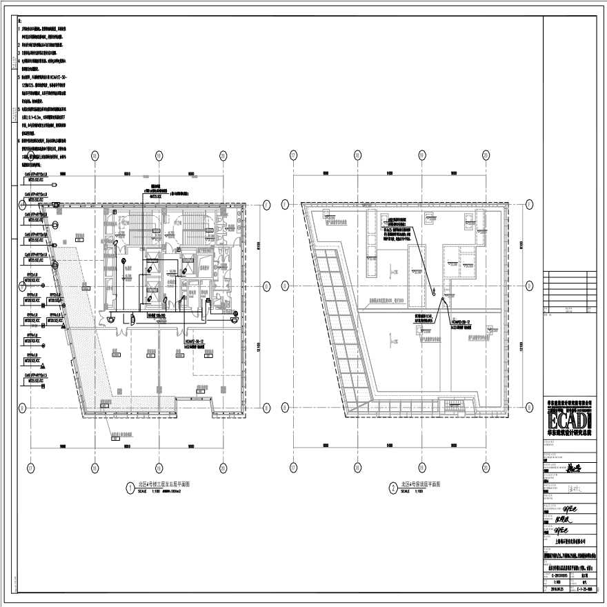 2016-04-25 E-1-25-808 北区8号楼五层及屋顶层平面图（安防、对讲） E-1-25-808 (1).pdf-图一