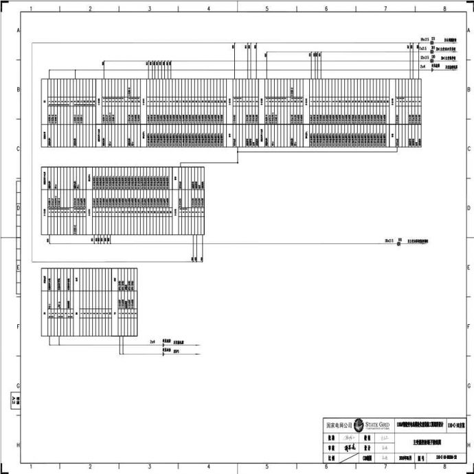 110-C-10-D02-22 主变压器测控柜端子接线图.pdf_图1