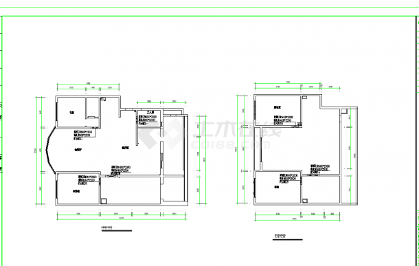 某地某住宅单元门洞改造结构设计图CAD图纸-图二