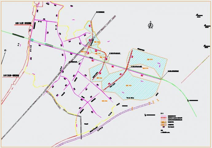 某地污水管网系统图CAD图纸_图1