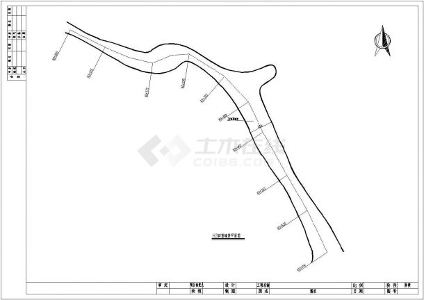 浙江中低产田河道疏浚工程施工图（含平面布置图）-图一