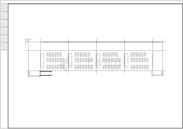 江西某五层办公楼建筑施工cad图（含效果图及模型）-图一