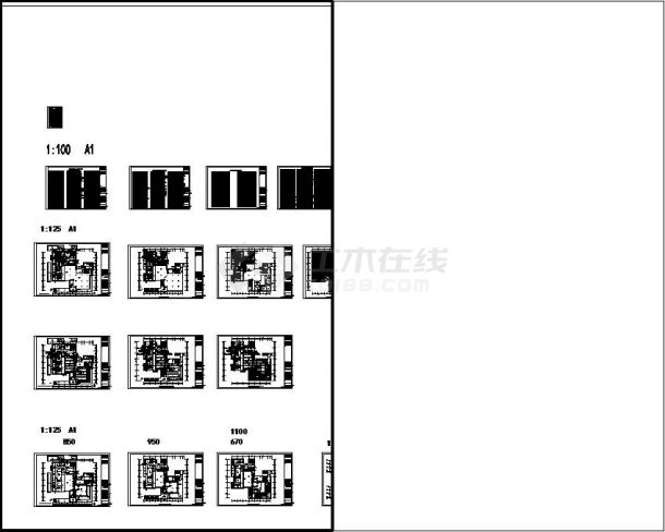 江苏省多层学生教工餐厅空调通风及防排烟系统设计CAD参考施工图-图一