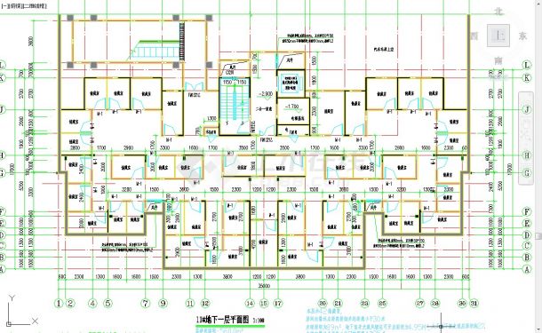 富园新城 兰苑11号住宅楼 施工图-图二