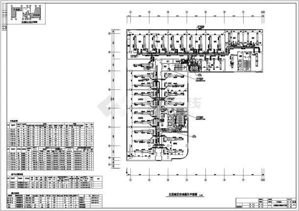 商业广场及活动中心全套空调通风防排烟系统工程设计施工图（地源热泵系统）-图二