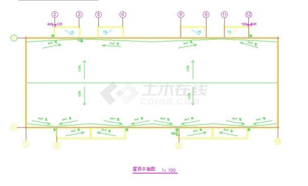 武汉市平阳花园小区2600平米6层砖混住宅楼CAD建筑设计图纸-图一