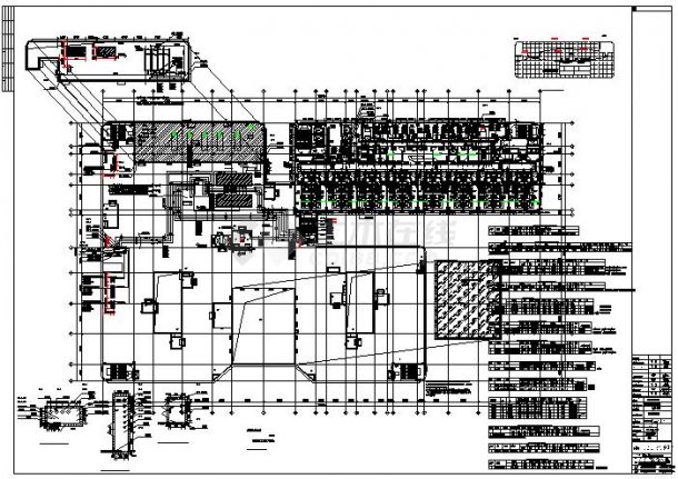 TS-官亭卫生院空调水系统平面图-20220105_t7_t3抗震支架布置图CAD-图一