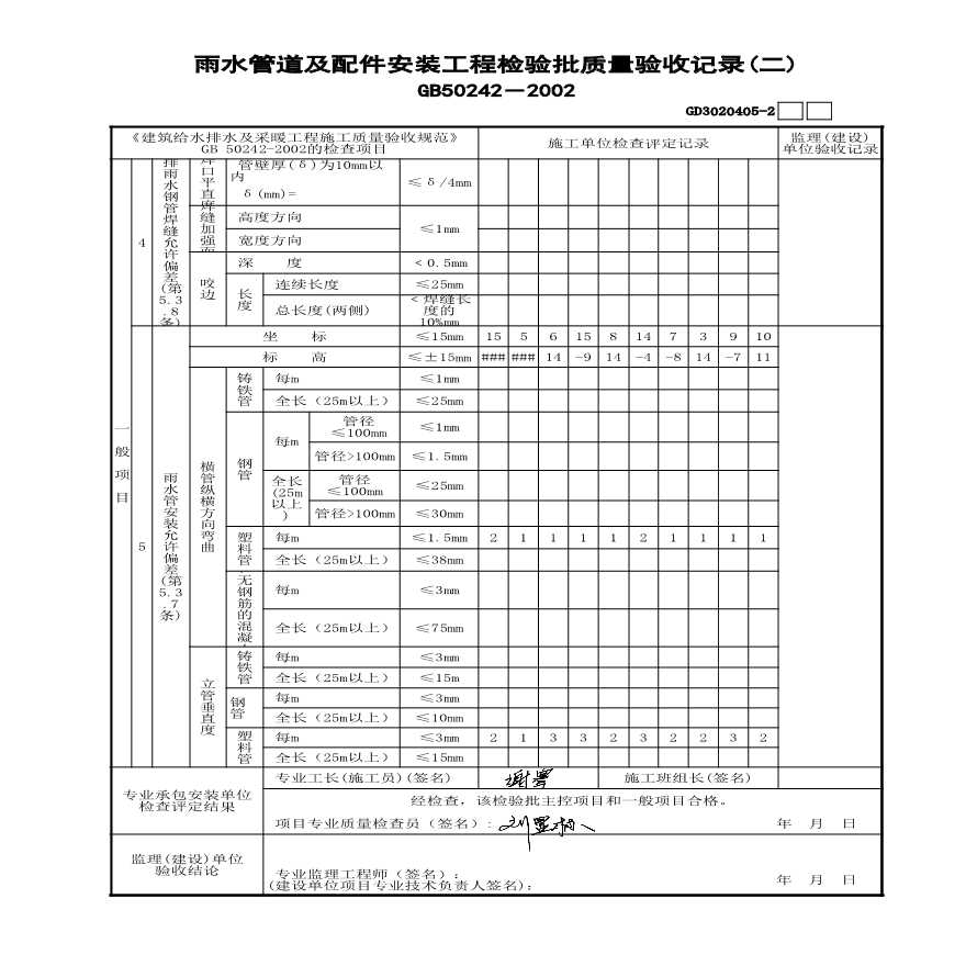 C-5#楼雨水管道及配件安装11-12层-图二