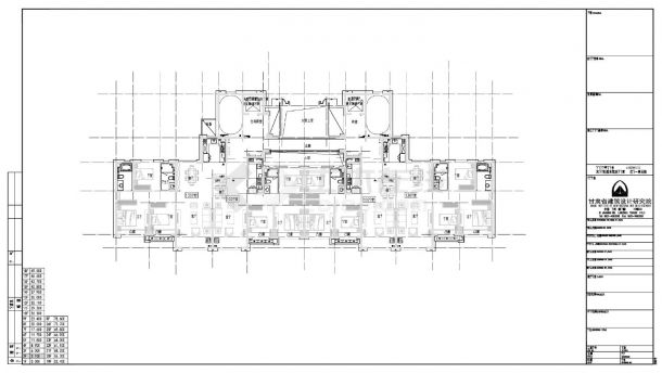 某市区3号楼建筑平立剖面图-图一