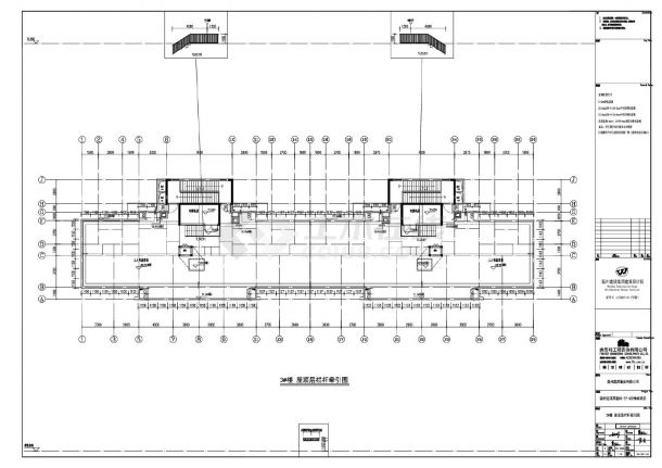 温州远洋高新地块项目3号楼门窗栏杆牵引CAD图-图一