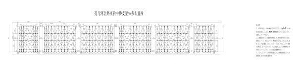 亮马河北路支架体系布置图 - 最终-图一