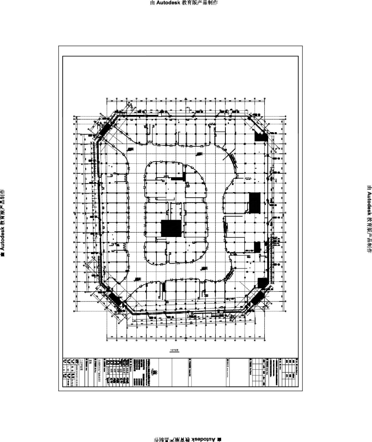 天水秦州万达广场商业项目幕墙CAD图