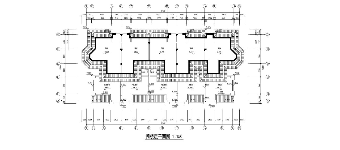 联排别墅南北入口设计图