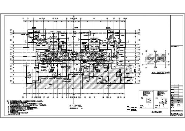 恒大帝景10层高层住宅建筑结构水暖电设计施工图-图一