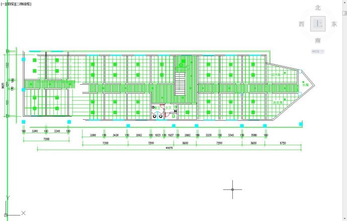 3600平米左右4层框混结构休闲会所平面装修装饰设计CAD图纸_图1