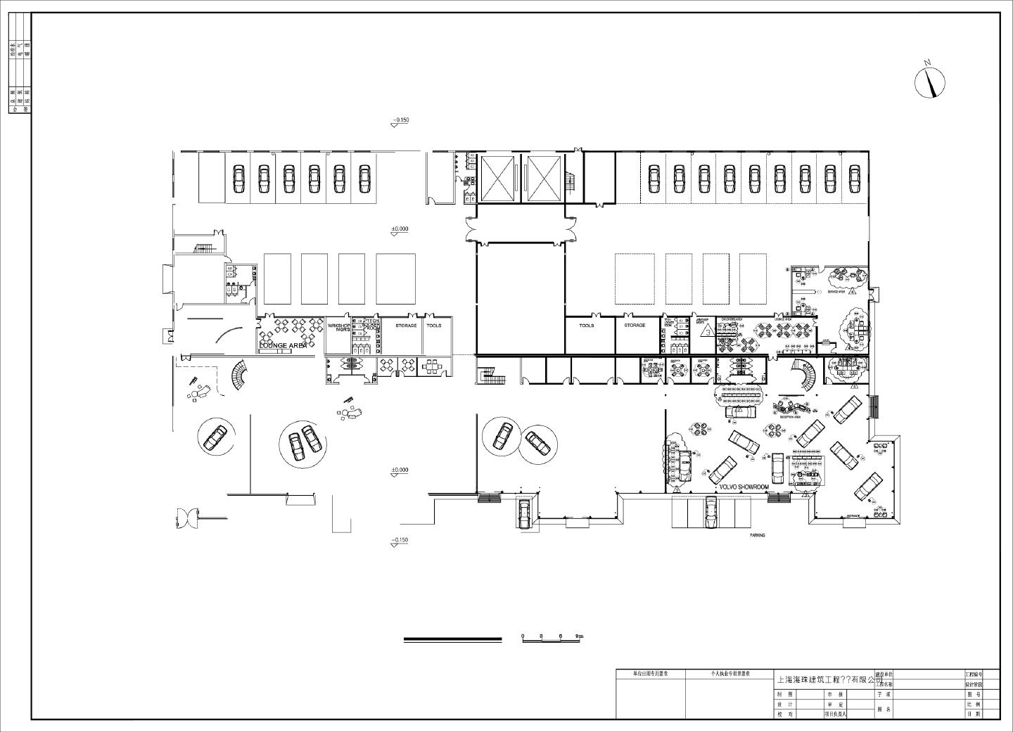 某地车展厅结构设计图