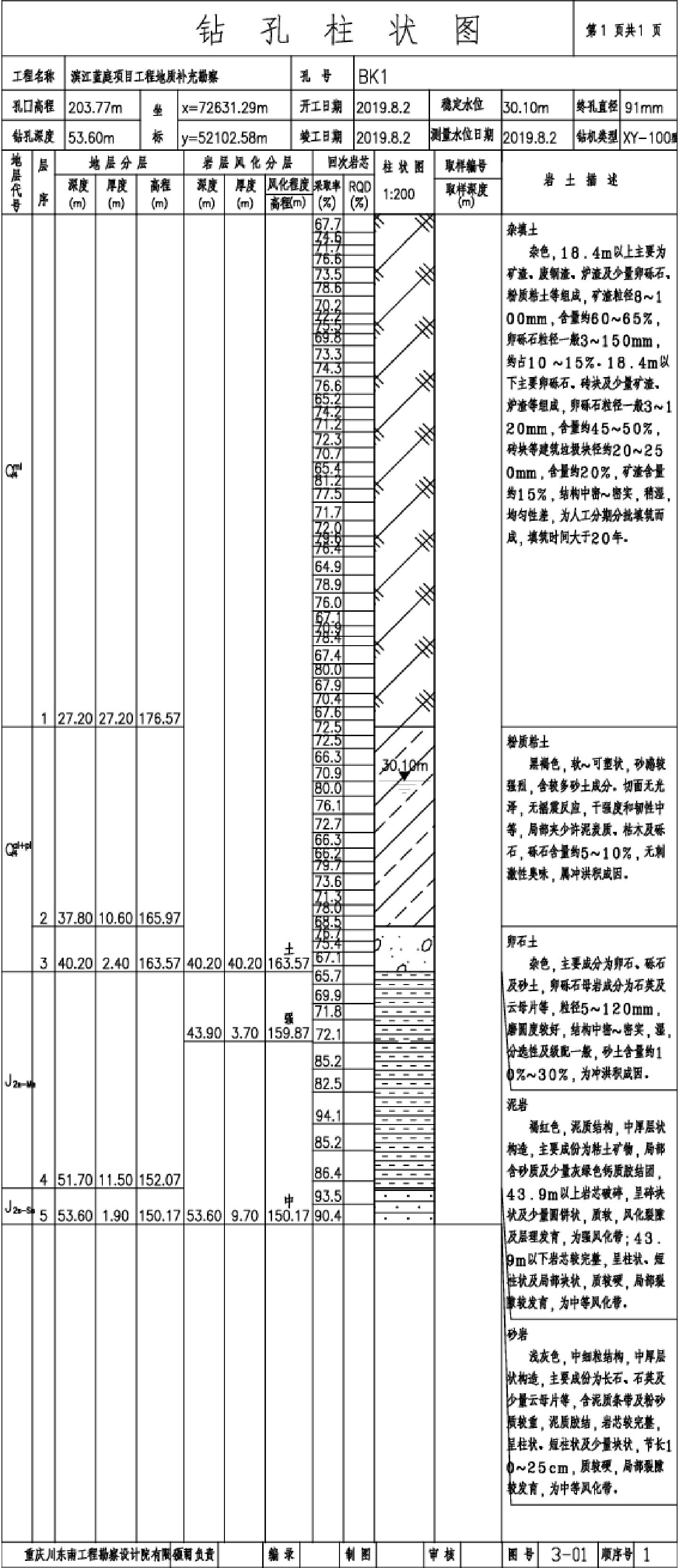 滨江蓝庭项目工程地质补充勘察-柱状CAD图.dwg