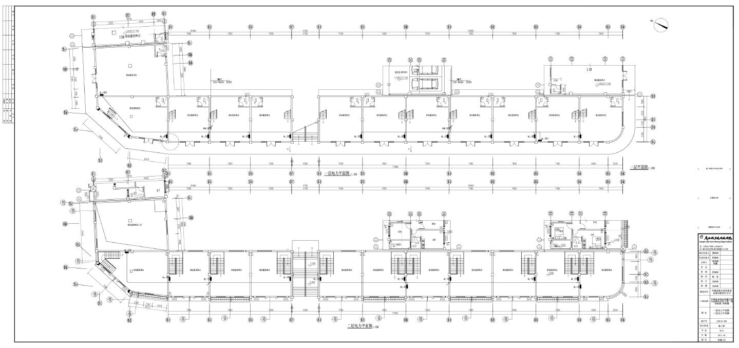 安居工程商铺结构平面图