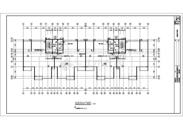 18层14高层住宅建筑设计施工图-图二