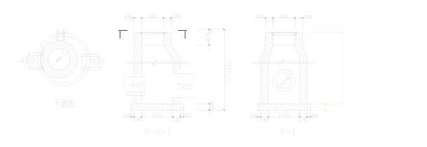 某室外排水检查井施工详图-图一