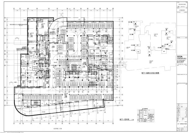 临平大东安社区B-10地块项目，E-22-02地下一层等电位平面图CAD图.dwg-图一