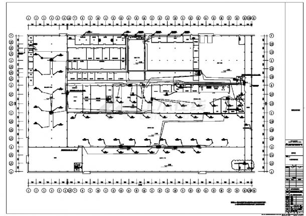 汽车零部件生产基地建设项目—铸造 机加厂房，A01--电气一层施工平面CAD图.dwg-图二