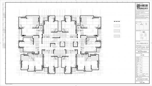 某建筑13号楼平面图（保温范围）CAD-图二